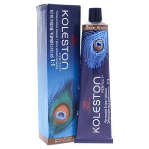KOLESTON PERFECT HAIR COLOR 7/73 MEDIUM BLONDE/BROWN GOLD PERMANENT CREME 2 OZ